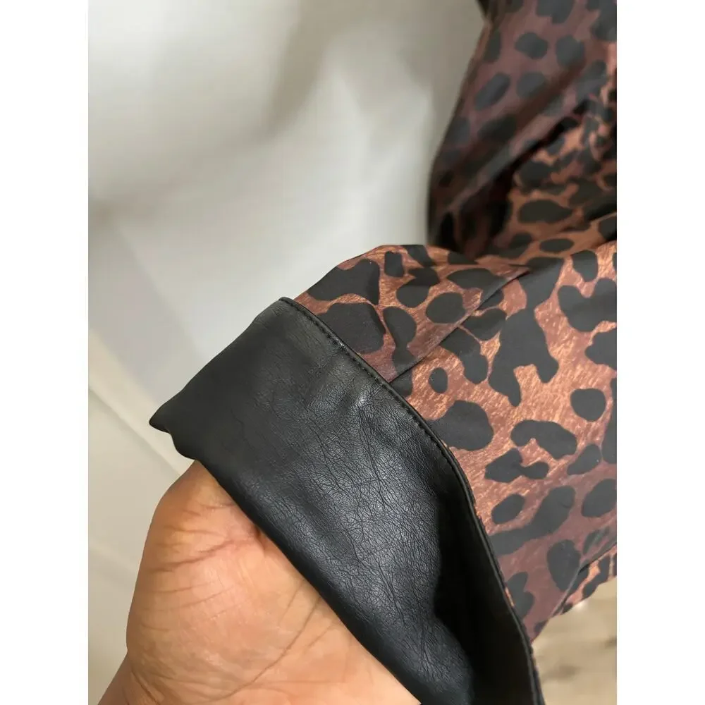 Leopard Print Rain Coat by Dennis Basso - Picture 4 of 10